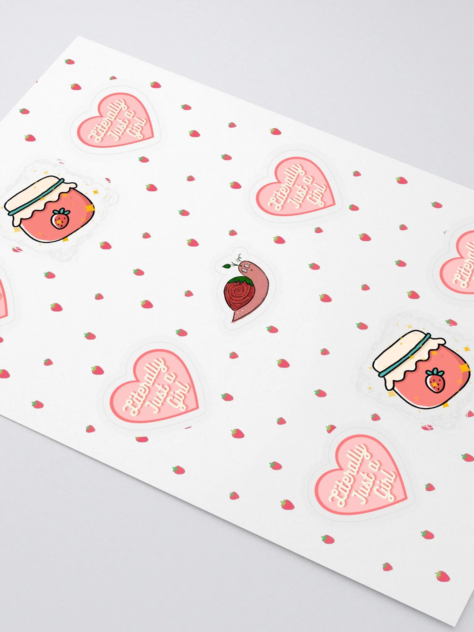 Just a Girl Sticker Sheet product image (2)