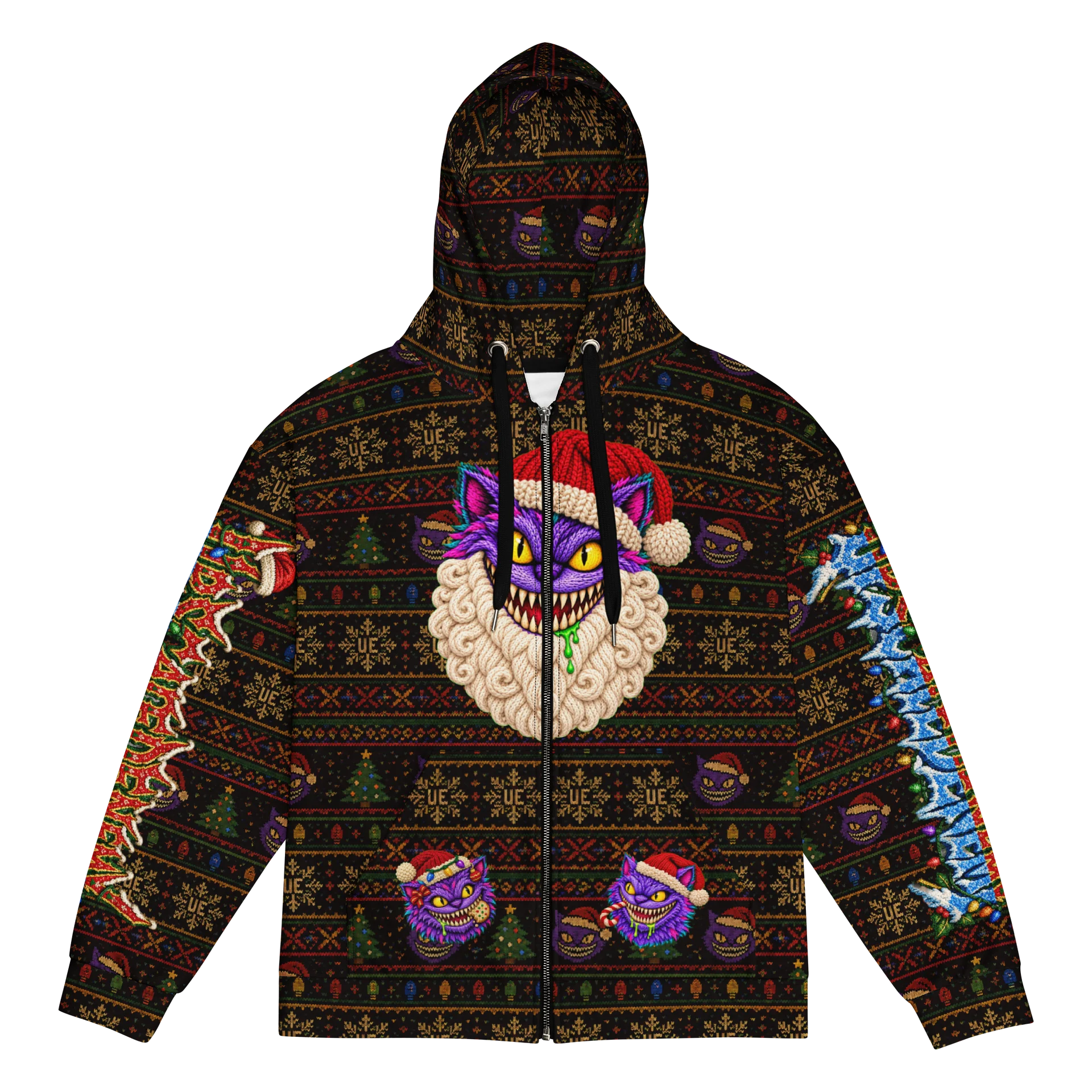 Ugly Sweater Christmas Hoodie - Zip product image (1)
