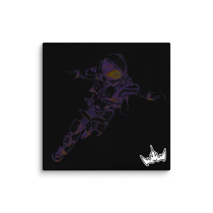 “INFINITE” & CROWN™ logo print—artwork (black-on-black canvassed) · Exclusive, limited all-black variant product image (1)