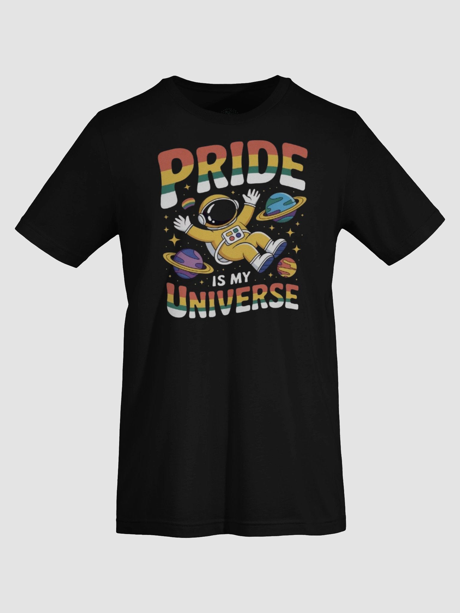 Unisex Pride Is My Universe T-Shirt - Rainbow Astronaut Design product image (7)