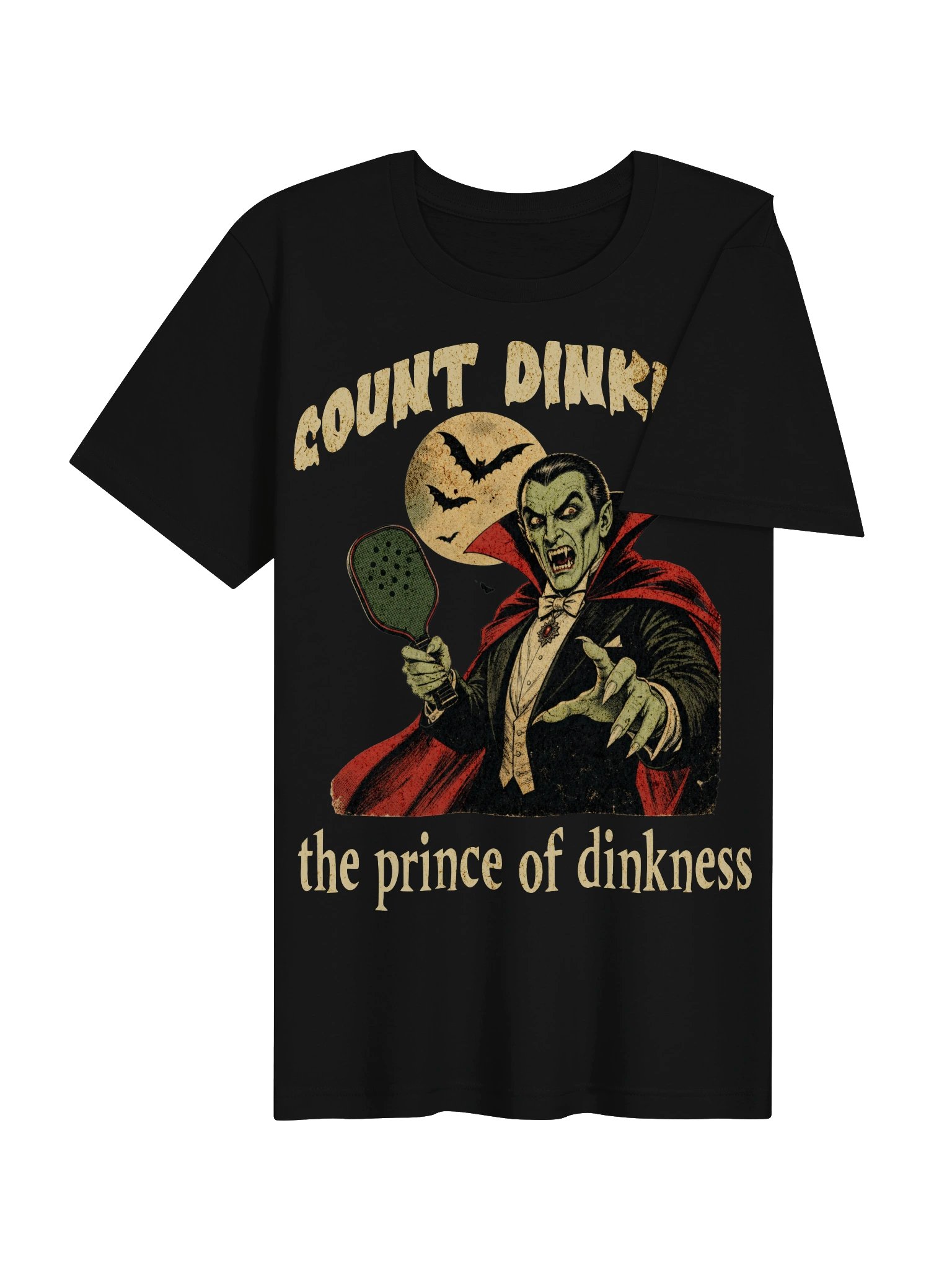 Count Dinkula Halloween Pickleball Shirt | Funny Dracula Pickleball Tee product image (9)