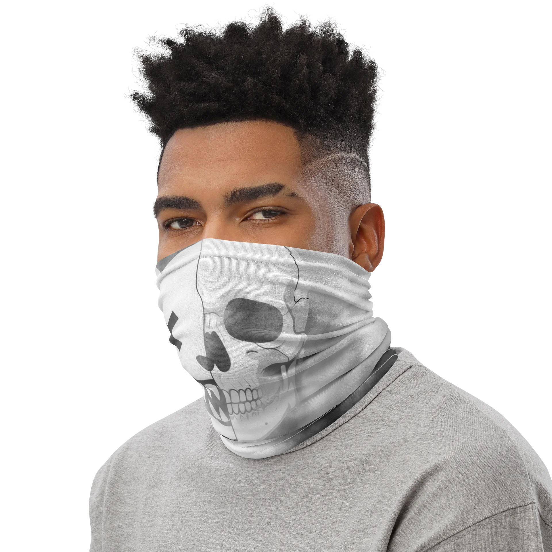 VYNING-NECK GAITER SMOKE KITTY SKULL product image (3)