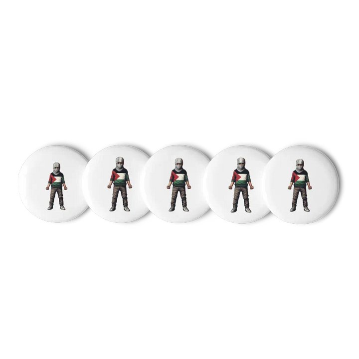 Set of Pin Buttons | AI Design FREE PALESTINA product image (1)
