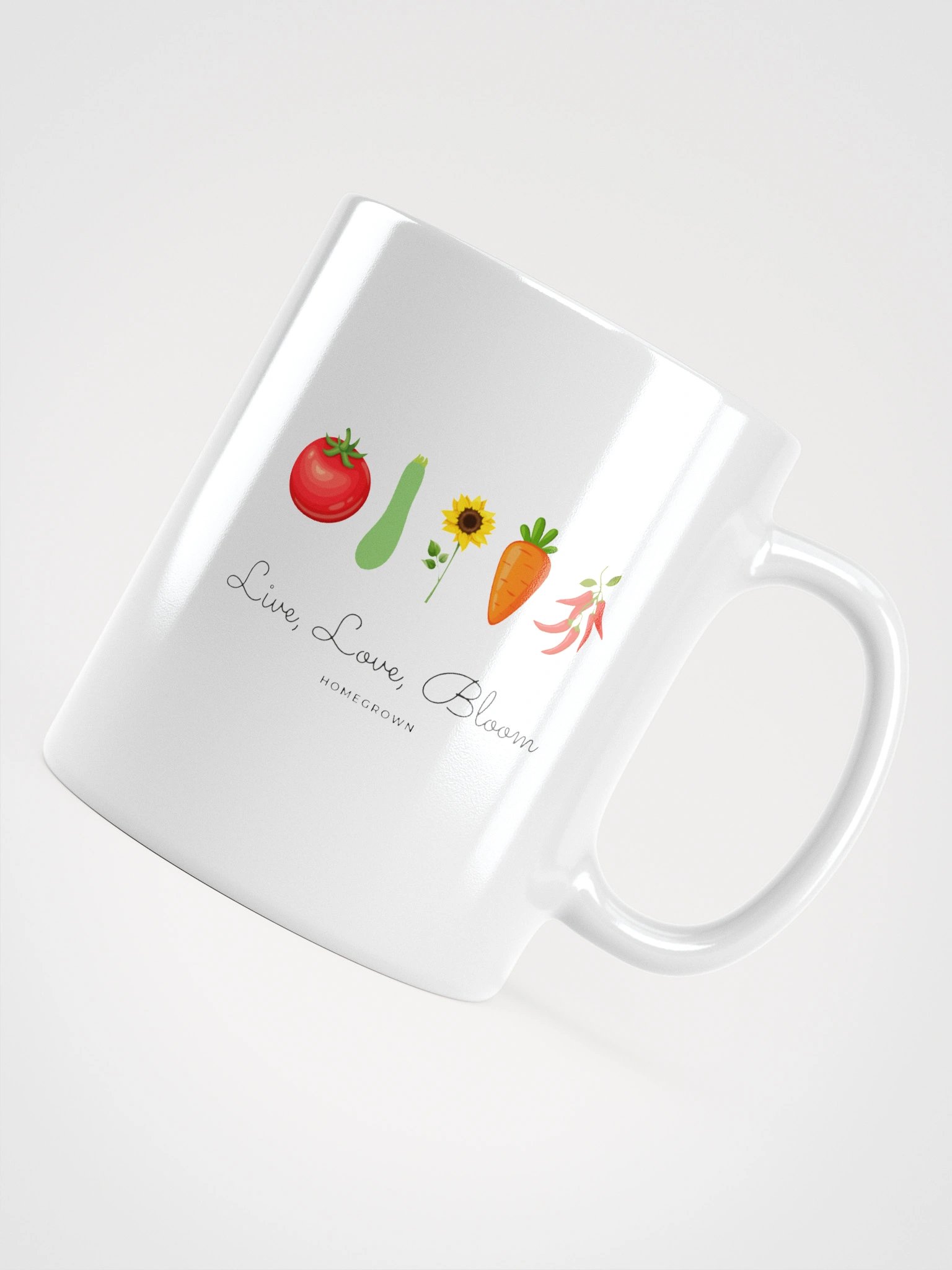 Blooming Garden White Glossy Mug product image (11)