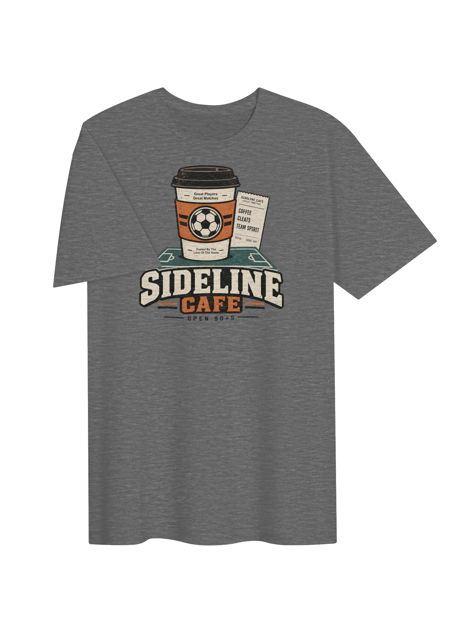Sideline Cafe Soccer Coffee Tee product image (3)