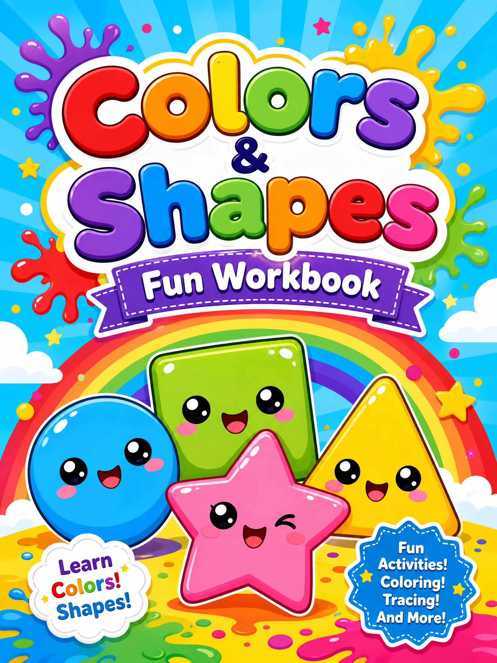 Colors & Shapes Fun Workbook product image (1)