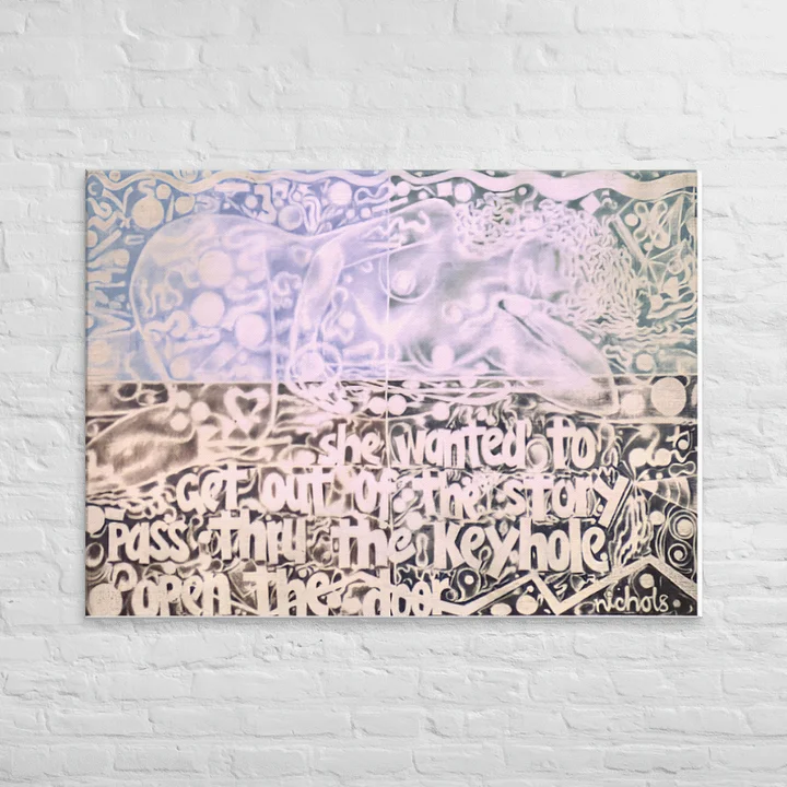 Sleeping Woman (1991) on canvas (40" x 55") product image (2)