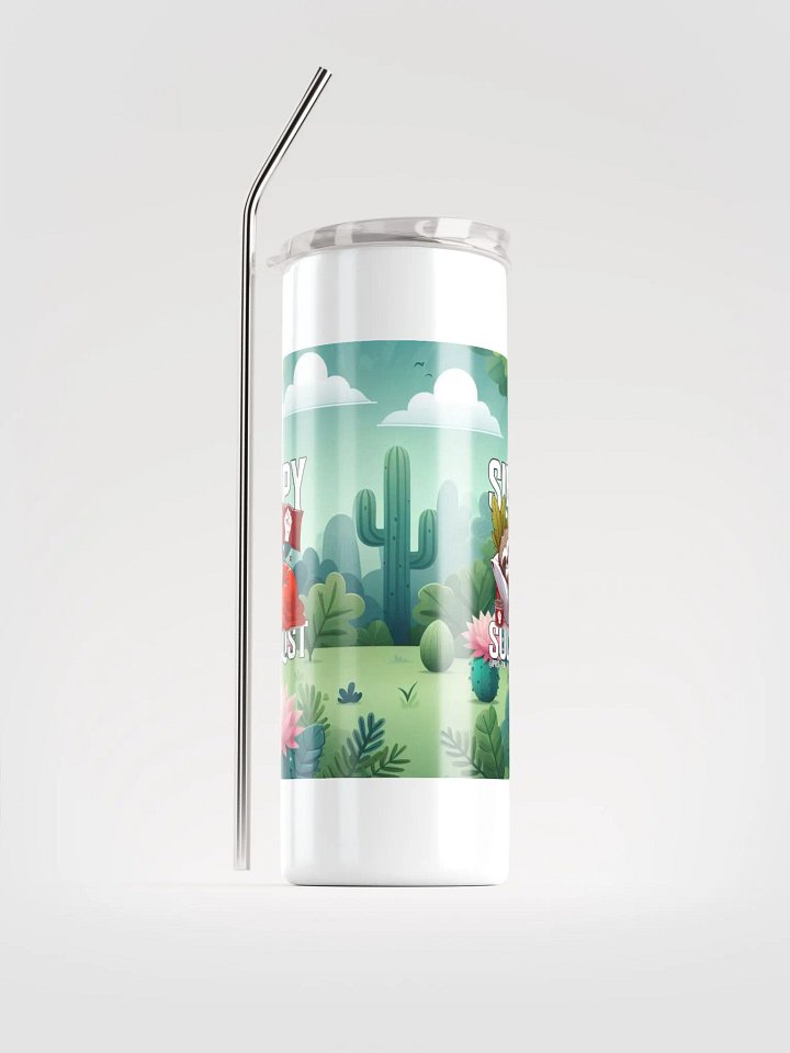 Pris- Sleepy Socialist STAINLESS STEEL TUMBLER product image (1)