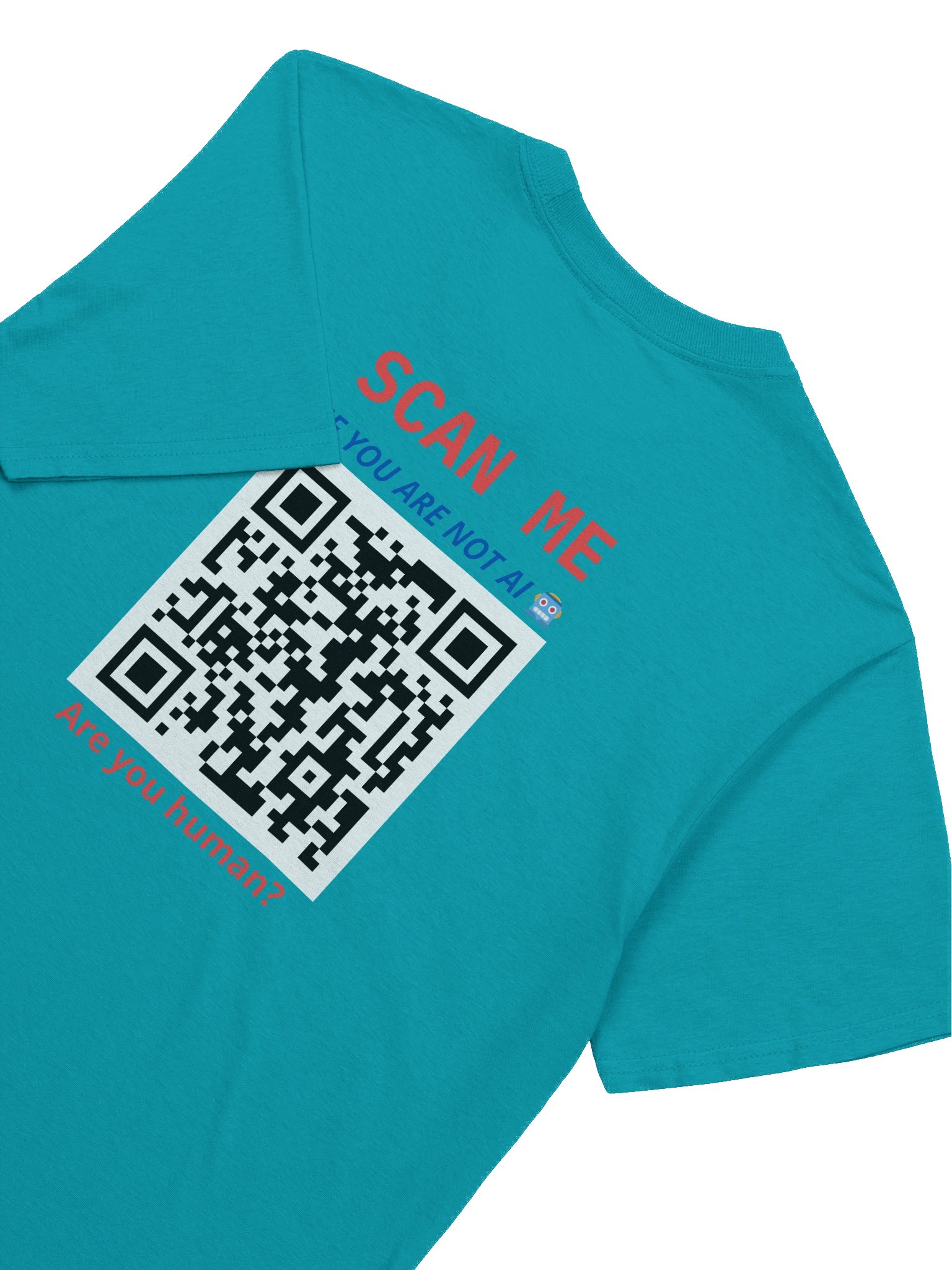 Human vs AI SCAN ME Unisex T-Shirt product image (92)