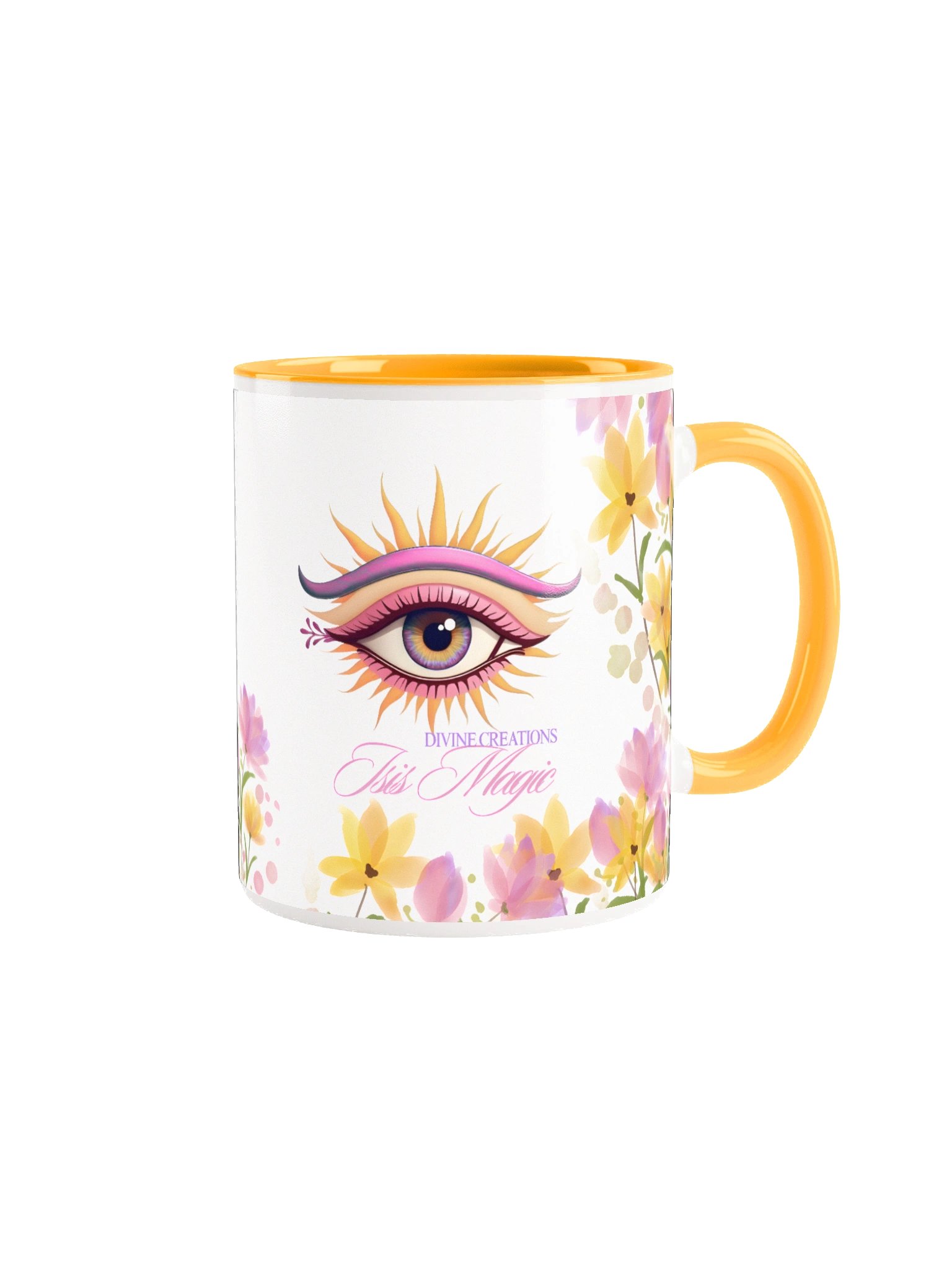 Bonne Fête Ma Guerrière: 'Maman' Watercolor Floral Mug product image (1)