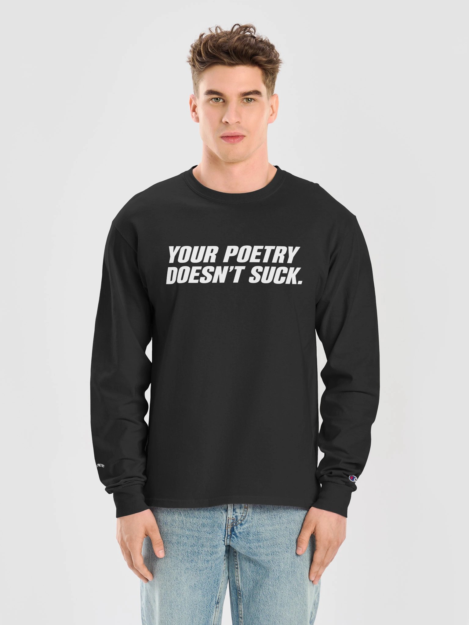 Bold Distressed Statement Long Sleeve Tee product image (5)
