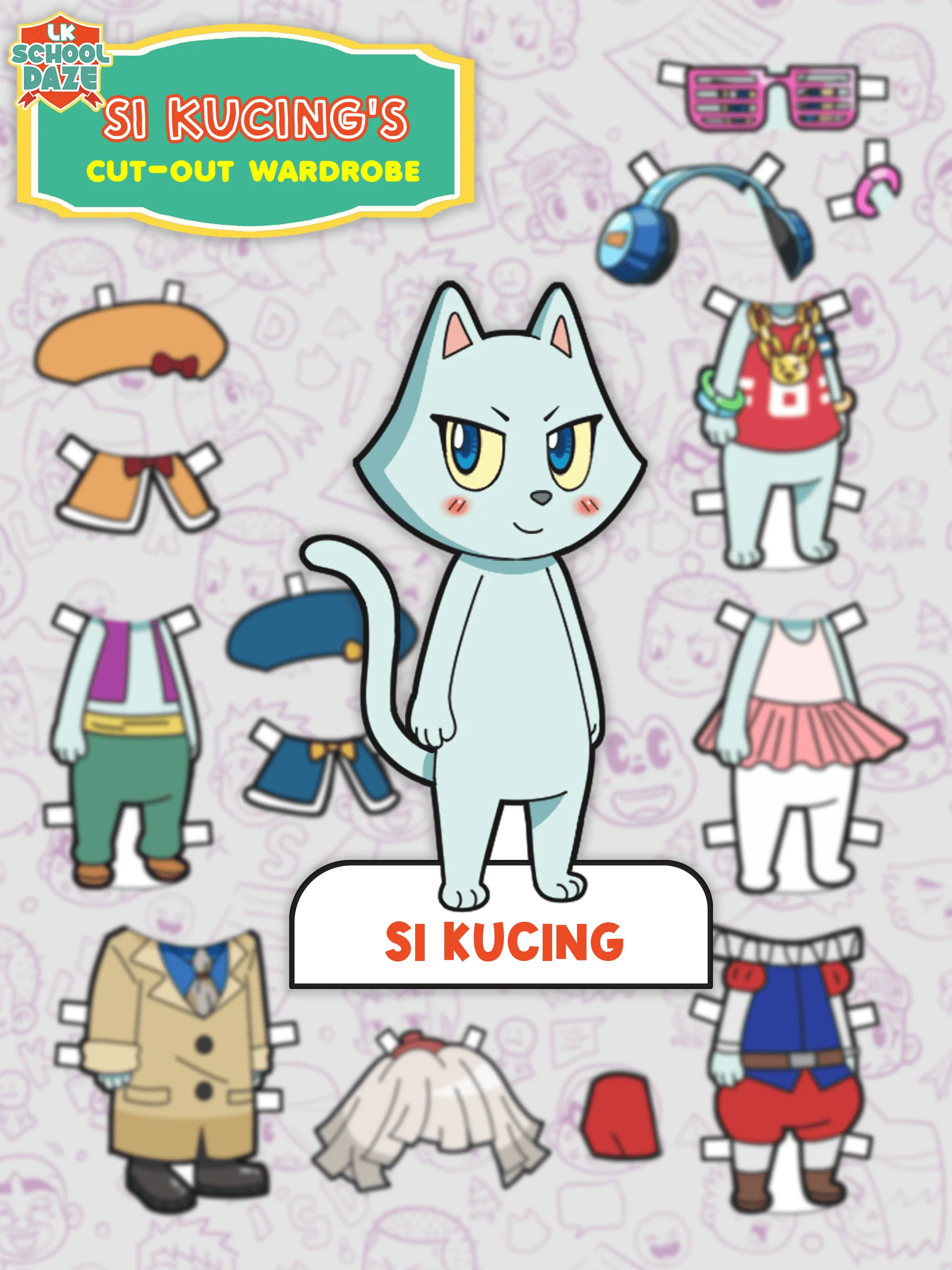 Paper Doll Si Kucing product image (1)
