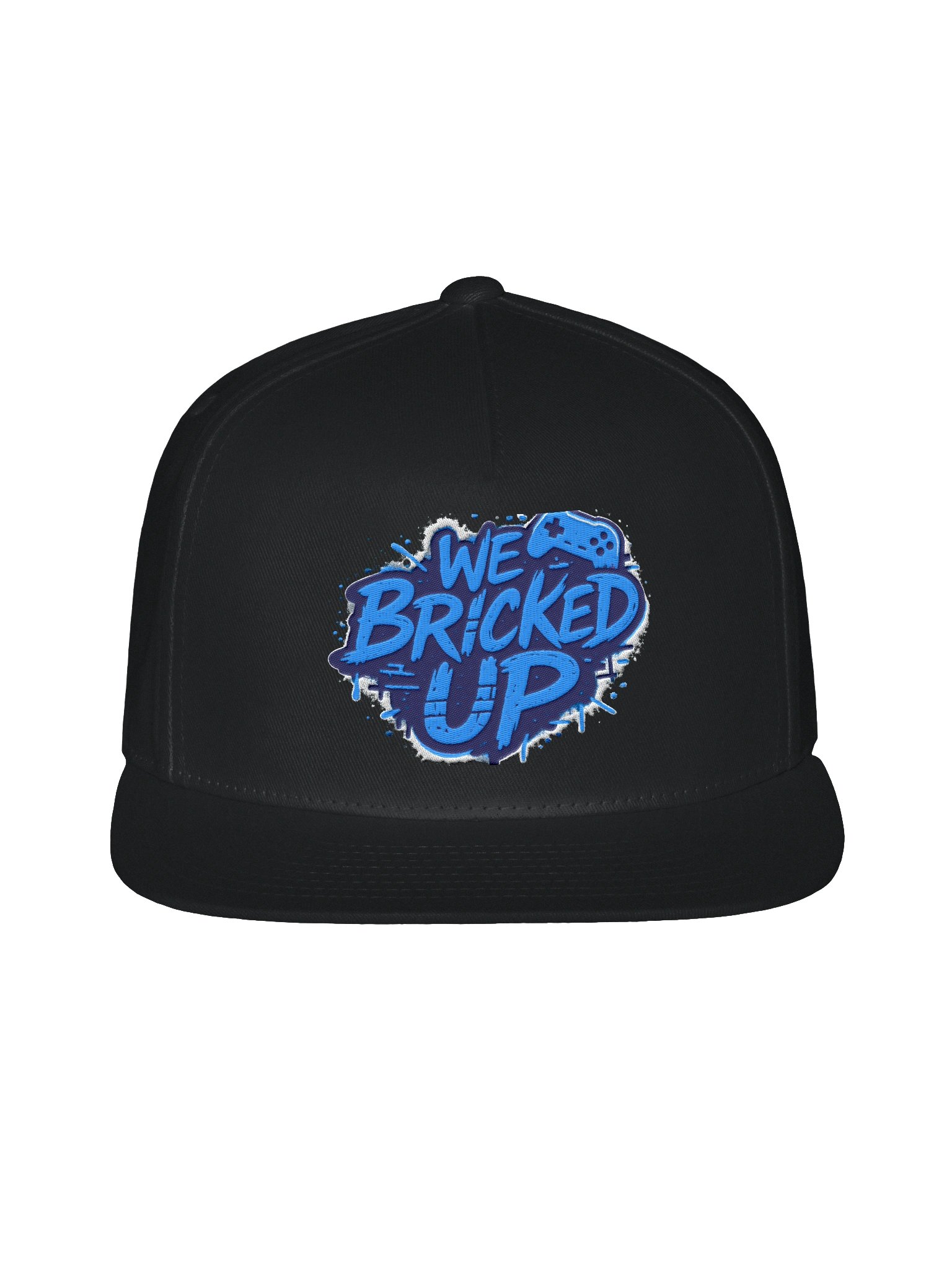 "Bricked Up" Snapback Blue product image (1)