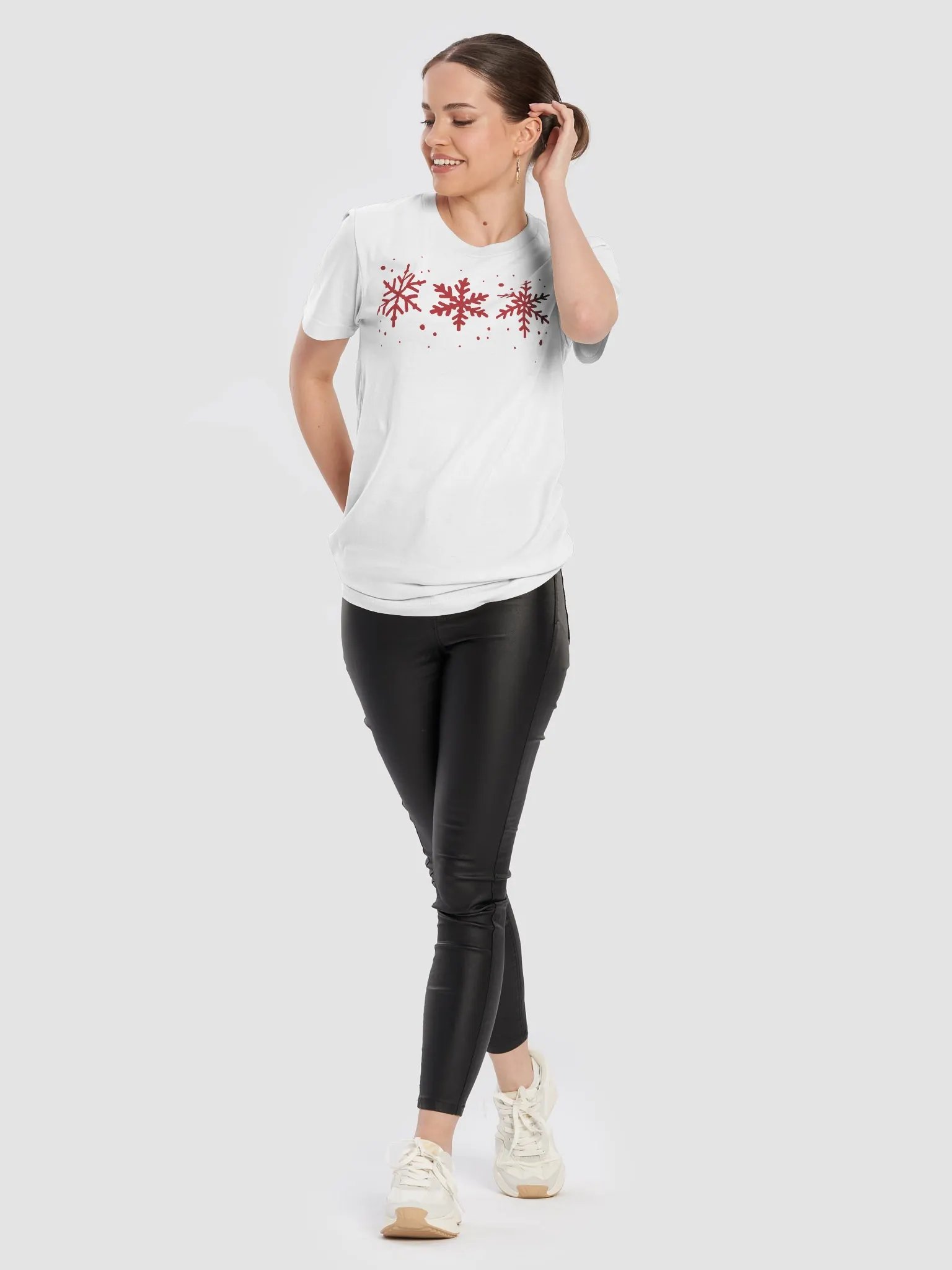 Snowflakes Supersoft Classic Fit T-Shirt product image (4)