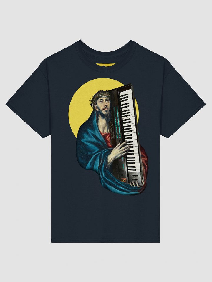Christ Carrying the d-x-7 , EDM Tecno Unisex t-shirt product image (1)