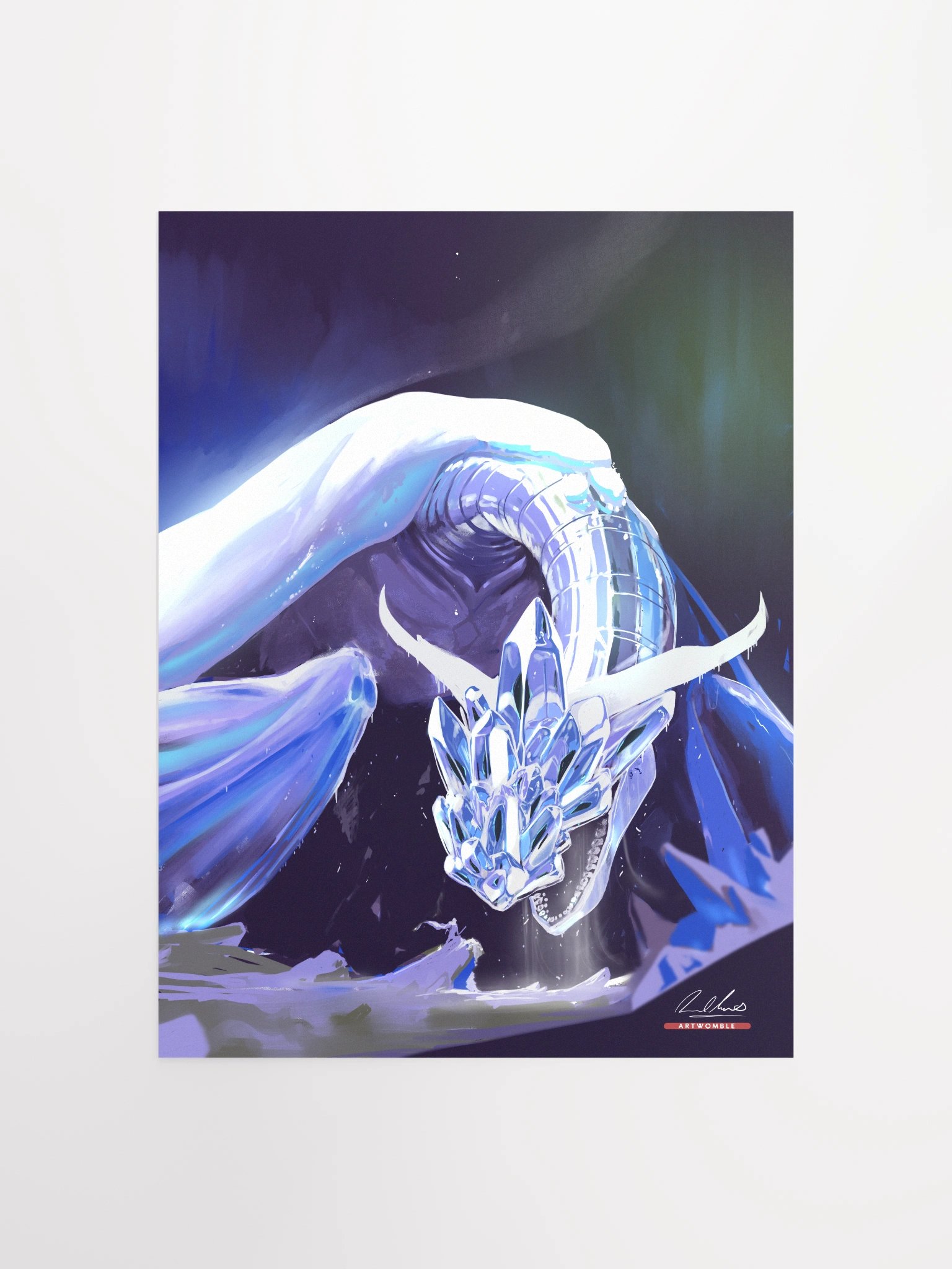 Ice Dragon Poster product image (1)