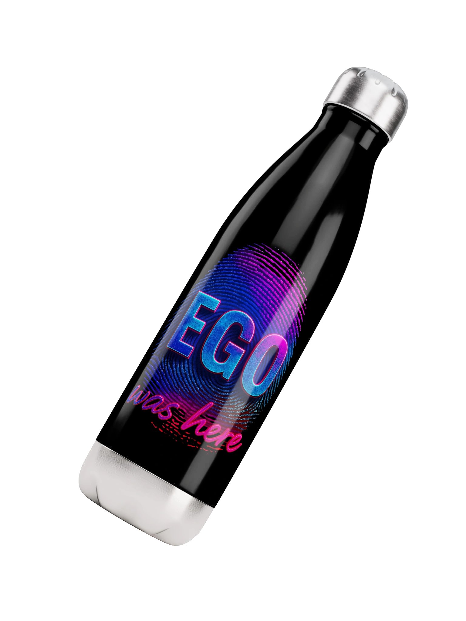 Fingerprint Stainless Steel Water Bottle product image (4)