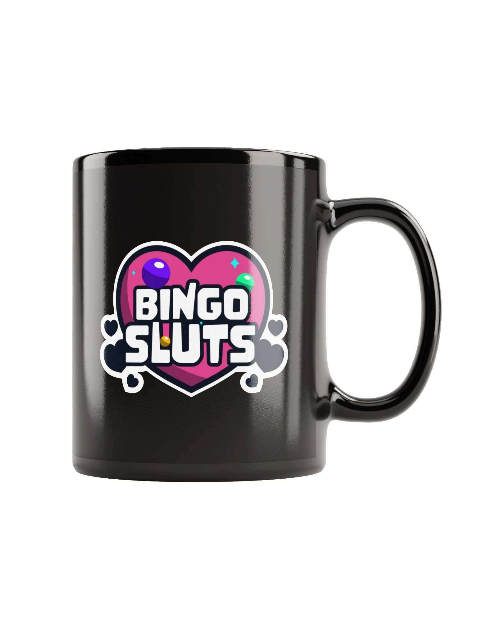 BINGO SLUTS BLACK COFFEE MUG product image (5)