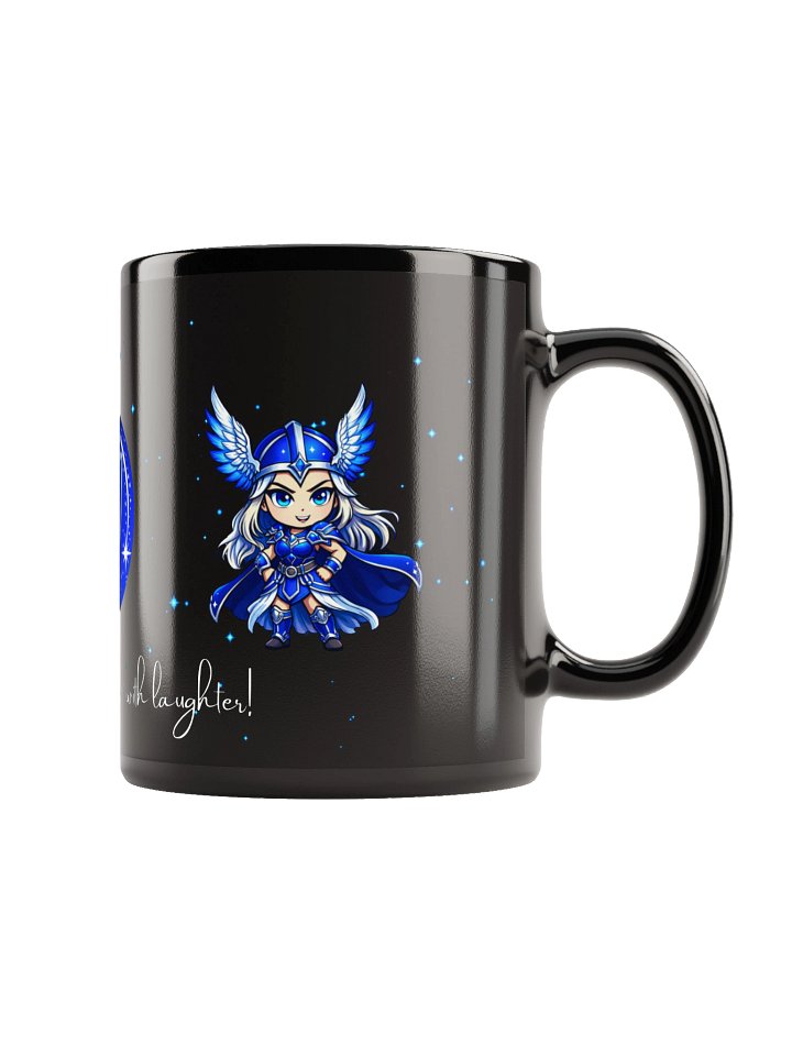 Helga Blue Mug with Stars (black) product image (1)