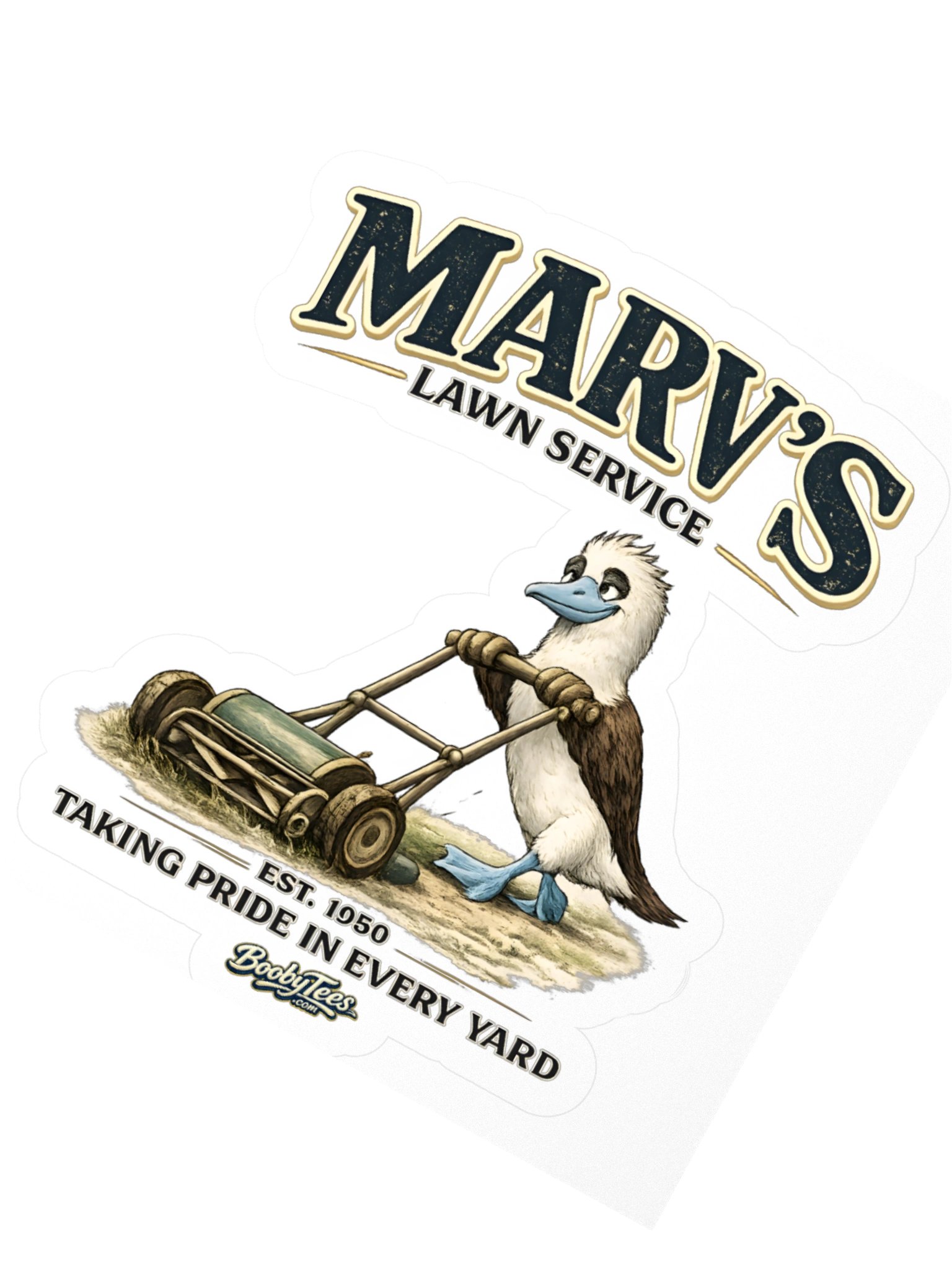 Marv's Lawn Service Sticker product image (6)