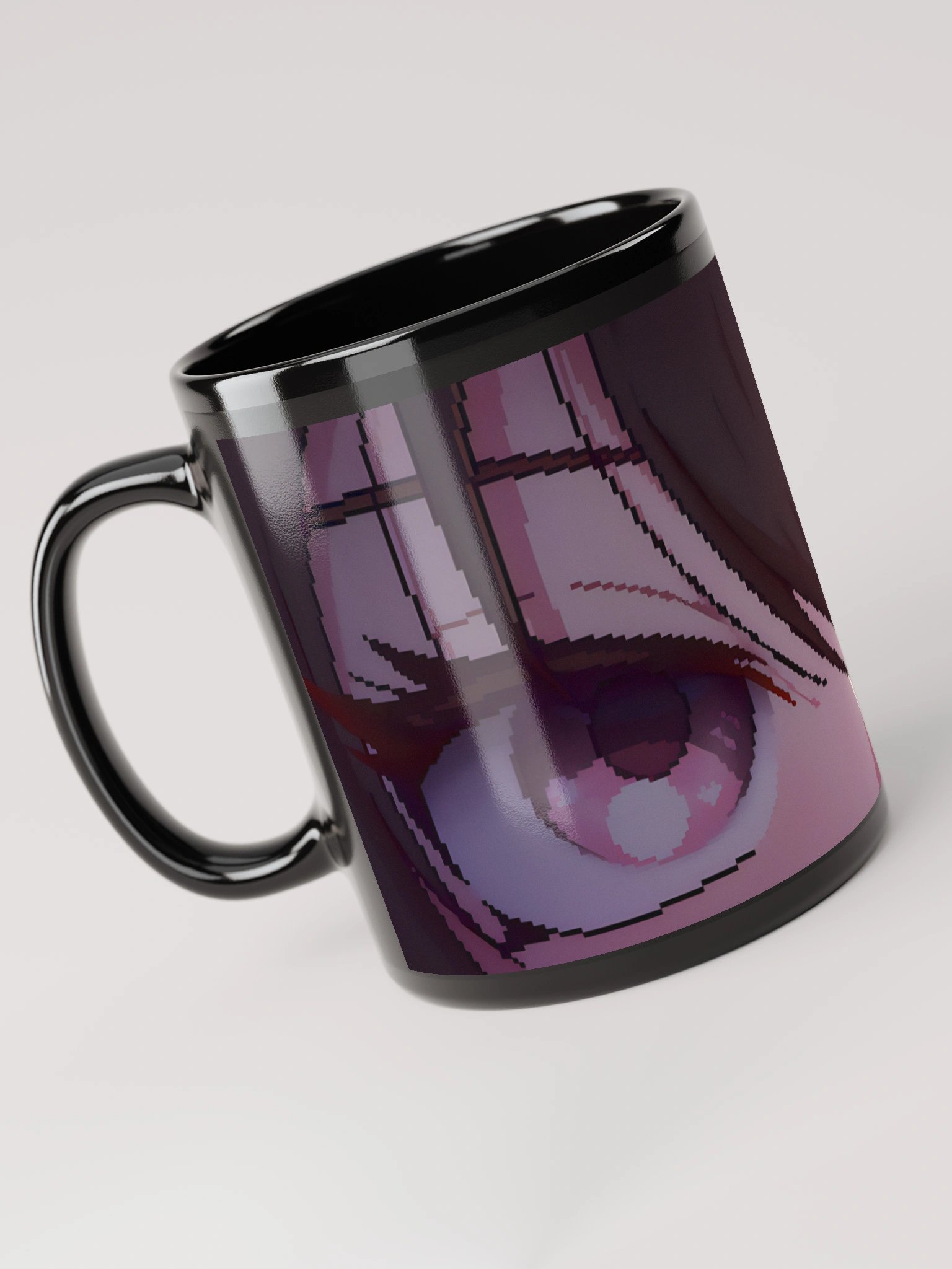 ONLY EYES | Black Glossy Mug product image (6)