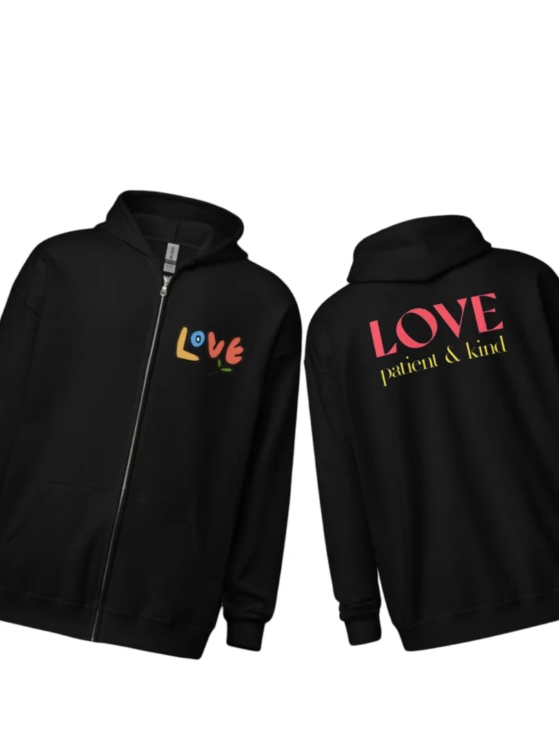 Kind & Patient - Love Zip Hoodie product image (2)