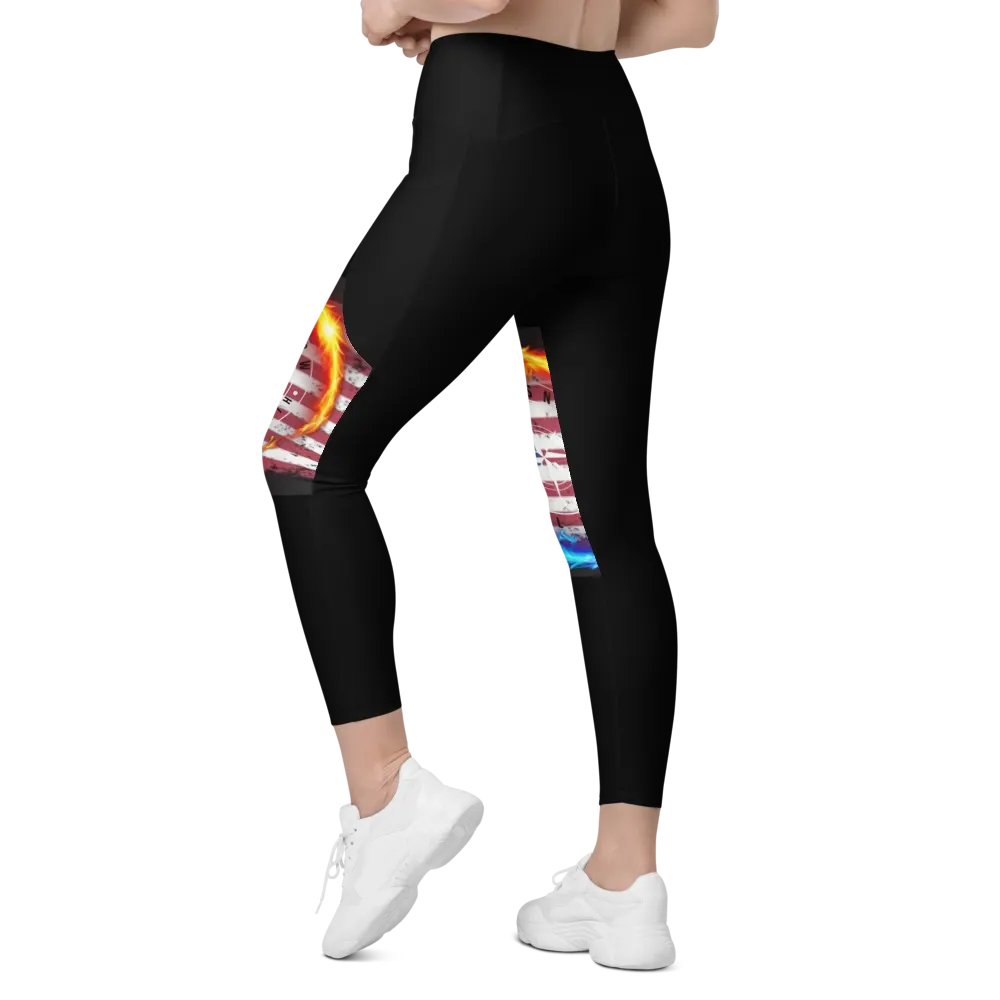 Leggings w pockets black product image (6)