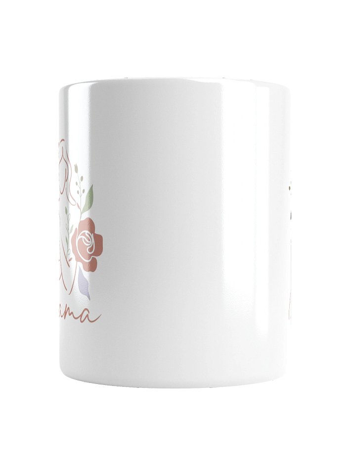 Elegant Floral Mom Line Art Coffee Mug product image (6)