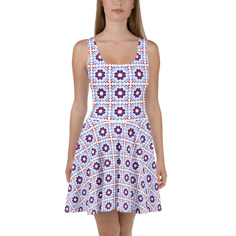 Andalusian Tile Floral Dress product image (1)