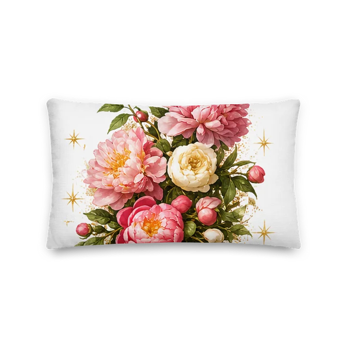 Bloom & Gold All-Over Print Premium Pillow product image (2)