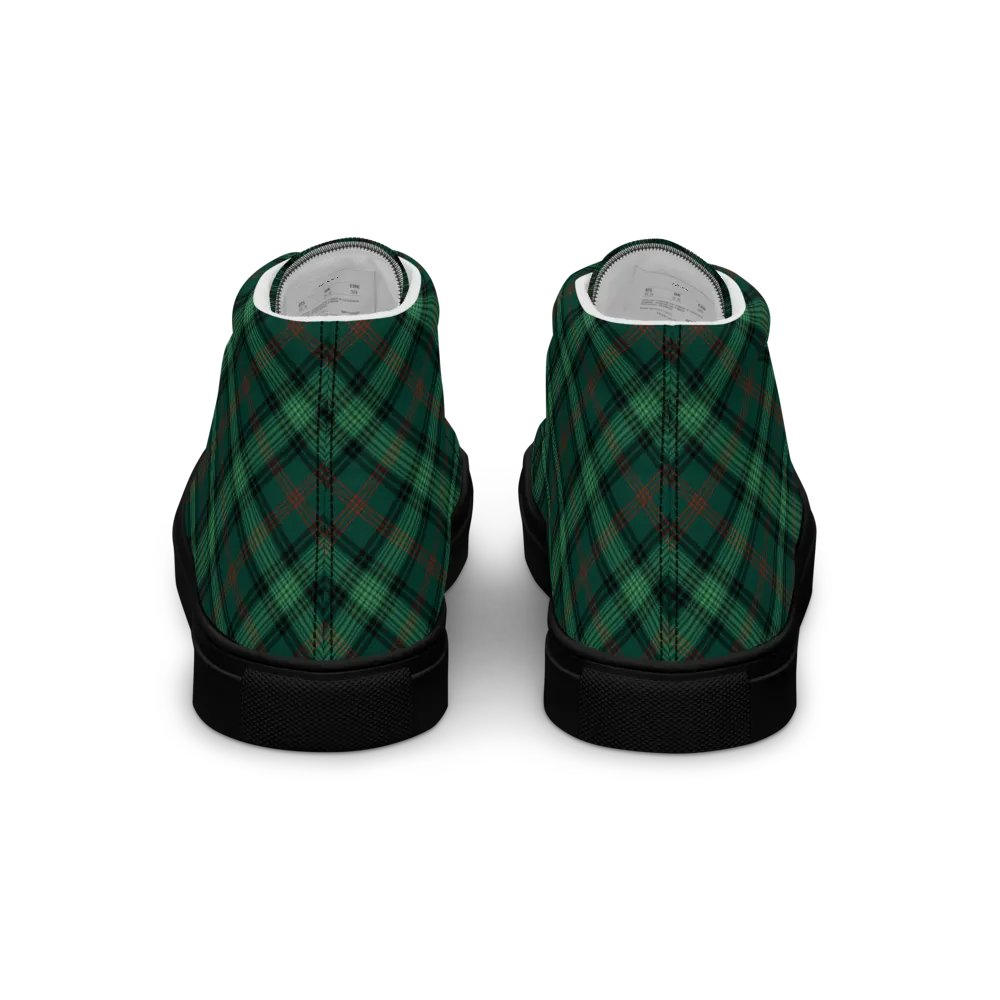 Ross Hunting Tartan Men's High Top Shoes product image (6)