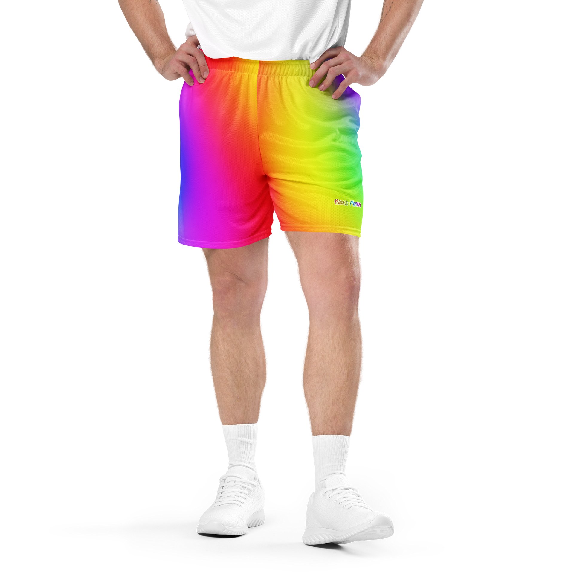 Rainbow Memory Unisex Mesh Shorts product image (4)