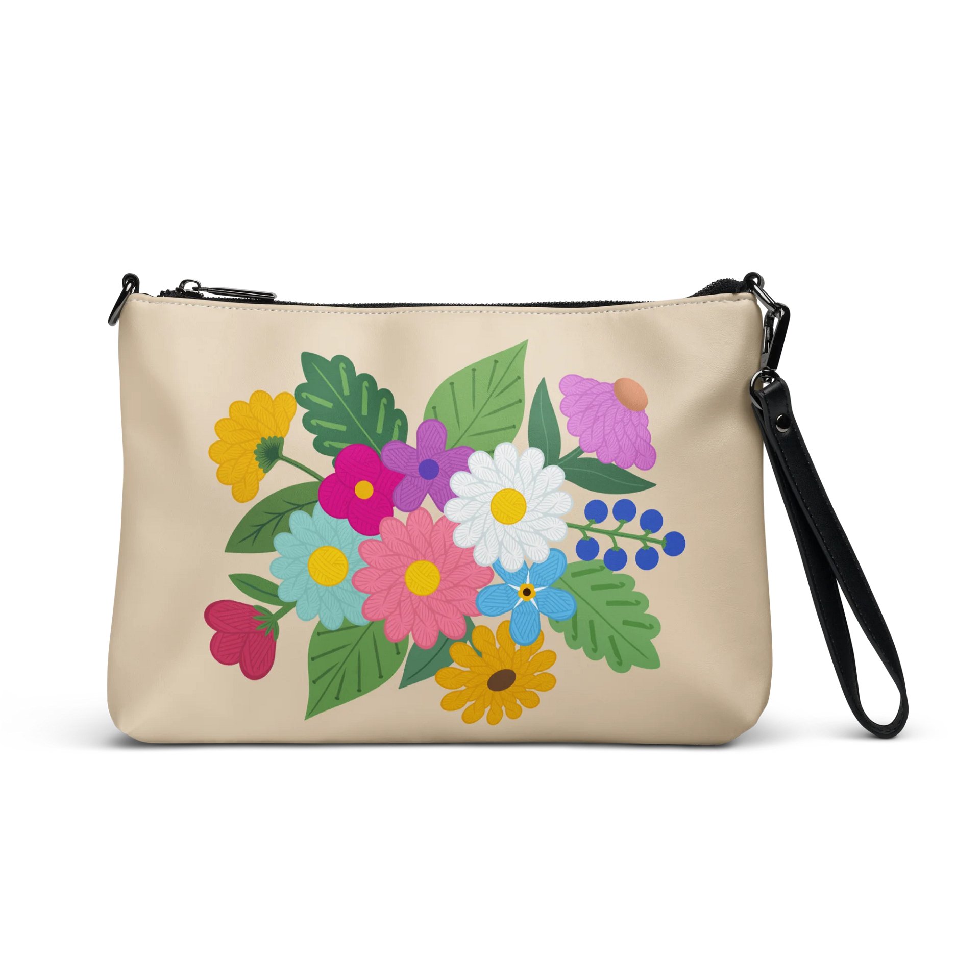 Floral Yarn Crossbody Purse product image (1)
