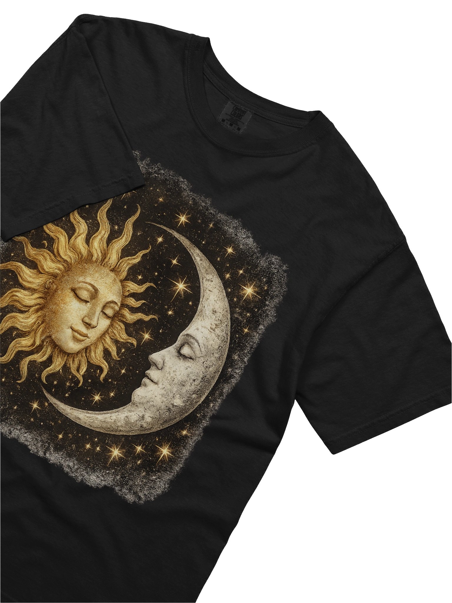 Celestial Sun & Moon T-Shirt | Mystical Vintage Tarot product image (11)