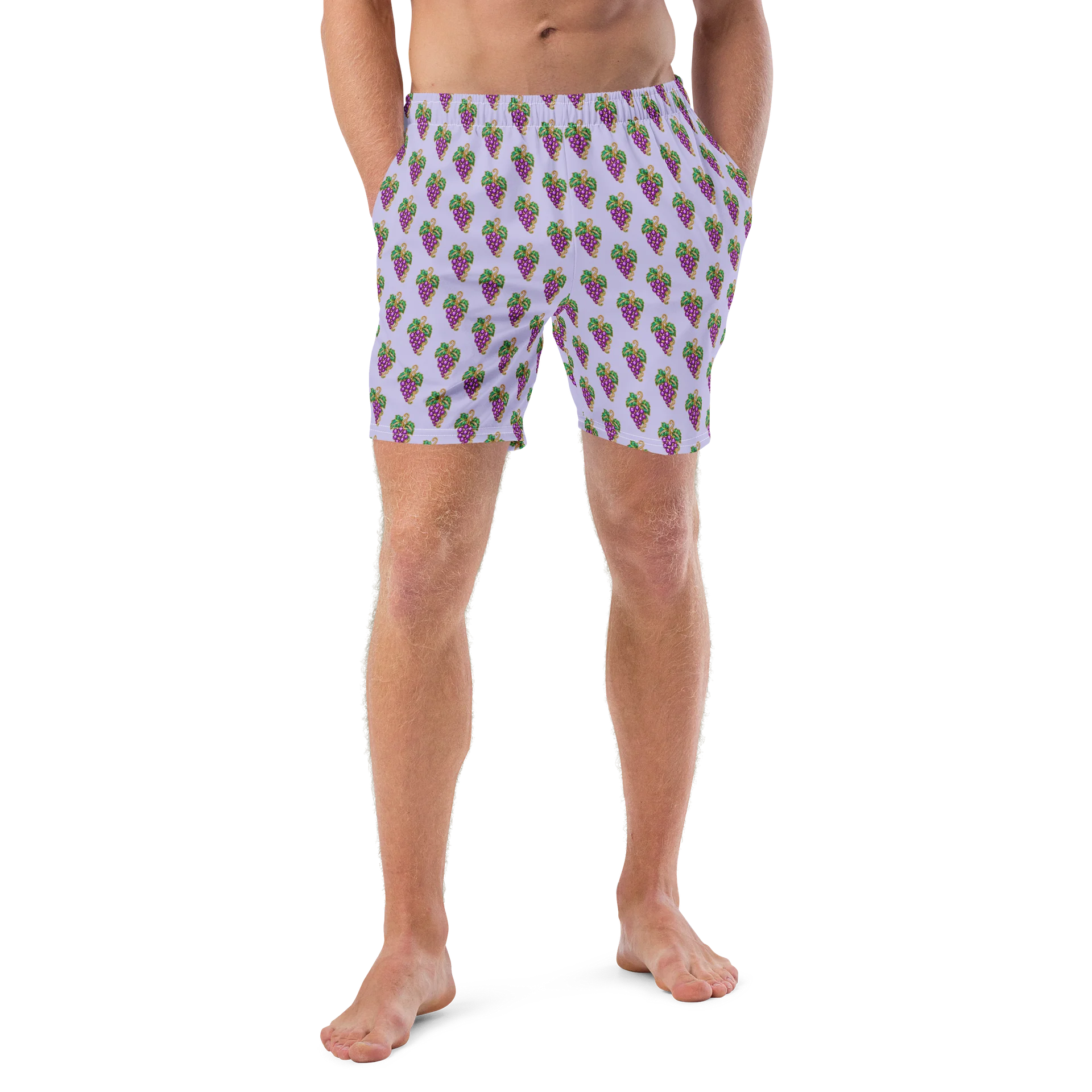 Grape Grove All-Over Print Swim Trunks product image (4)