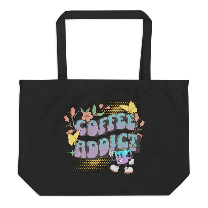 Coffee Addict Mascot Mug Fluttering Tote product image (1)