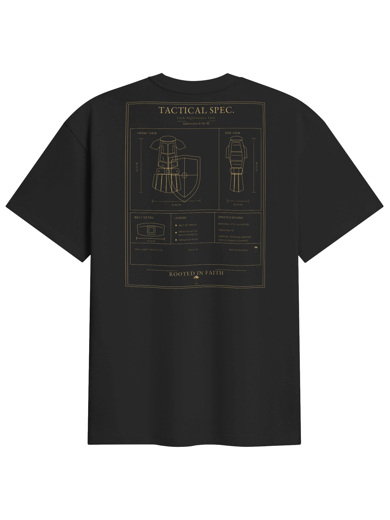 Spec’d in Faith Gold Crest Box Tee product image (4)