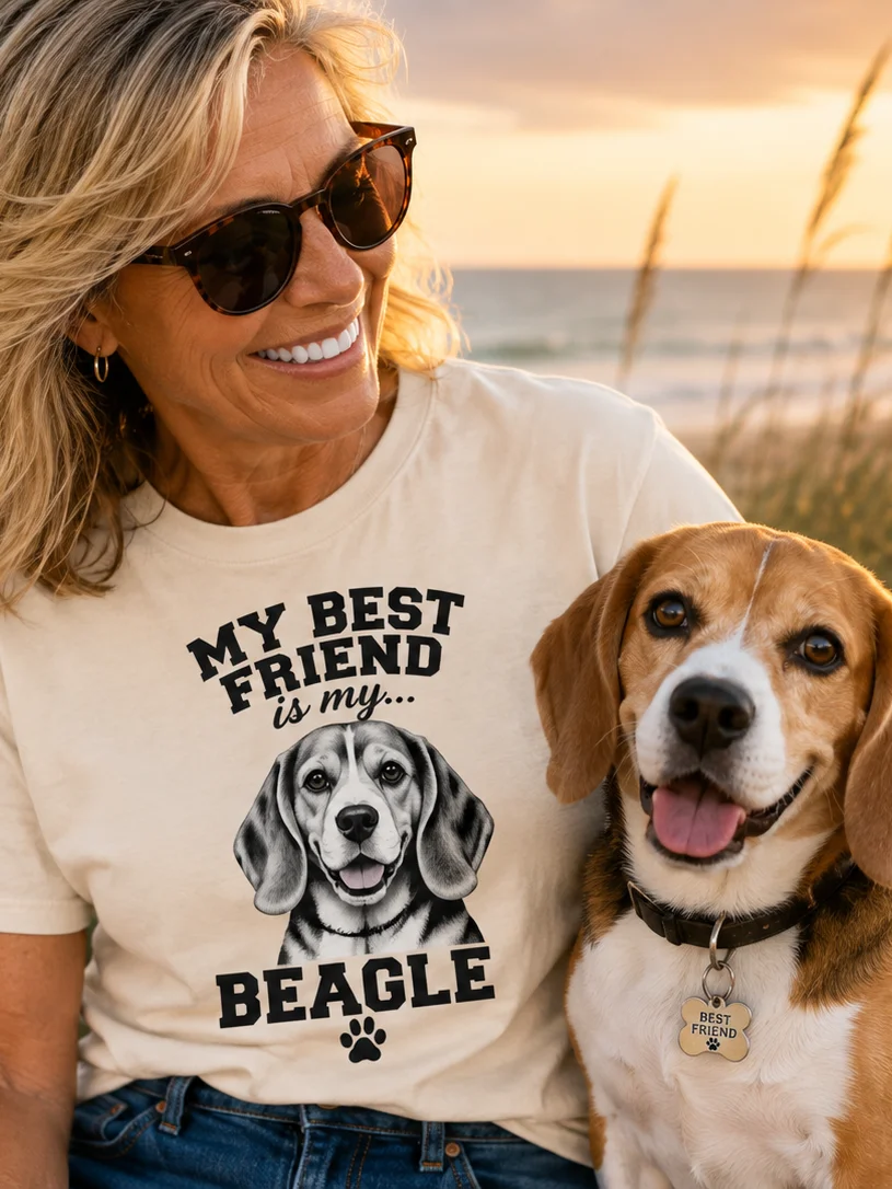 My Best Friend Beagle T Shirt product image (1)