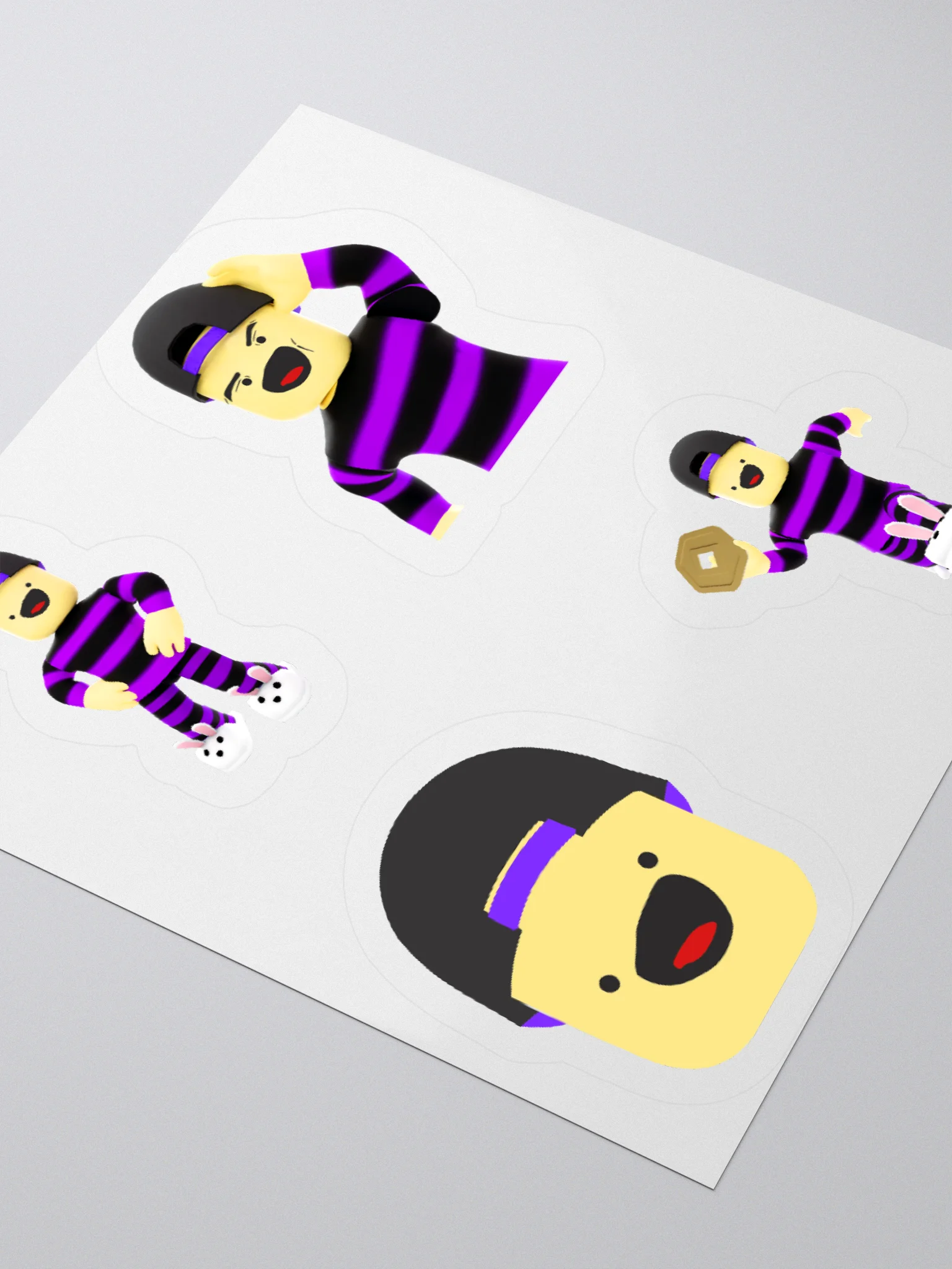 KuttyPlayz Sticker Sheet product image (8)