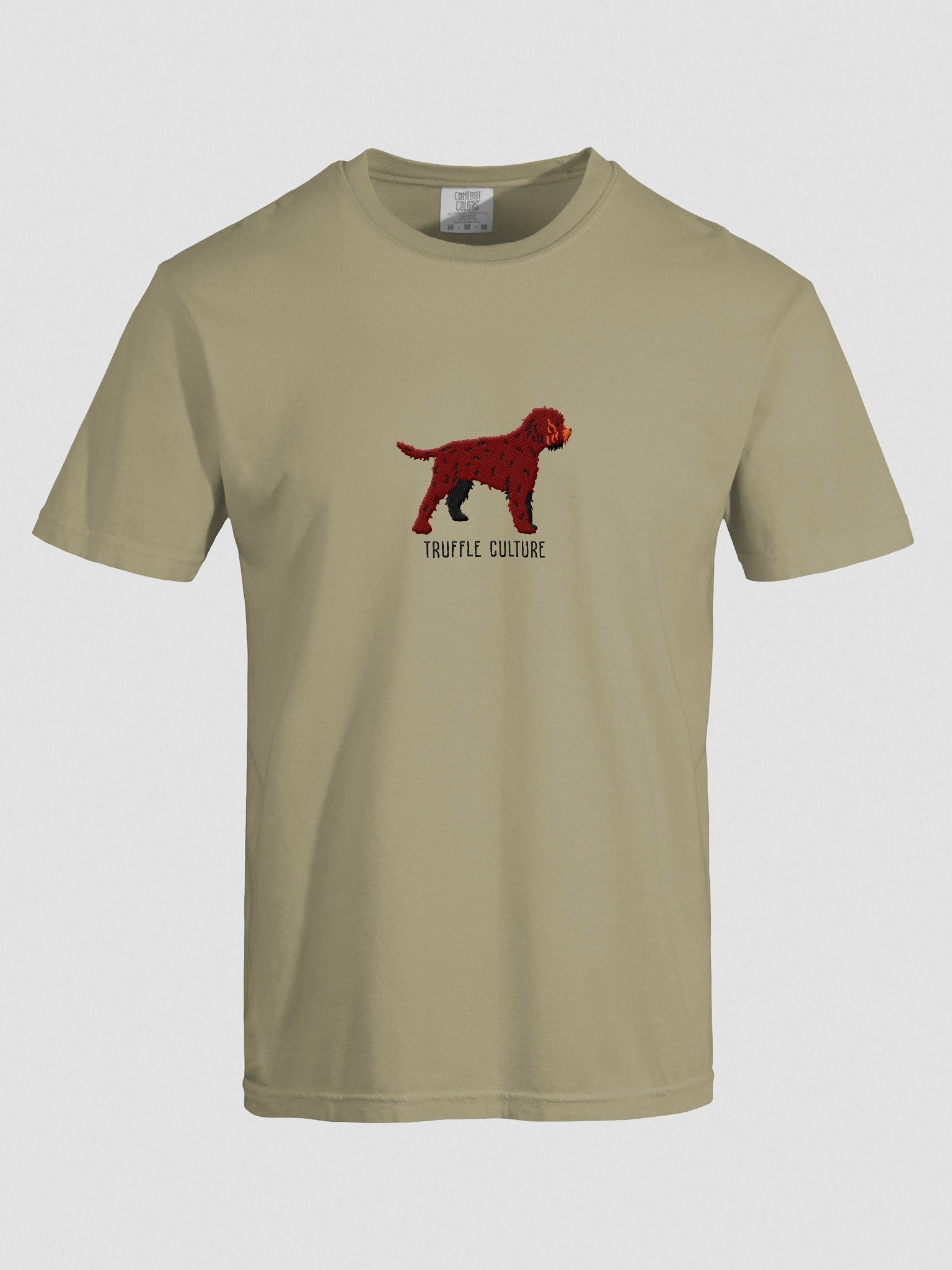 Truffle Culture T-Shirt(Embroidered) of a Lagotto Romagnolo(Liver) product image (10)