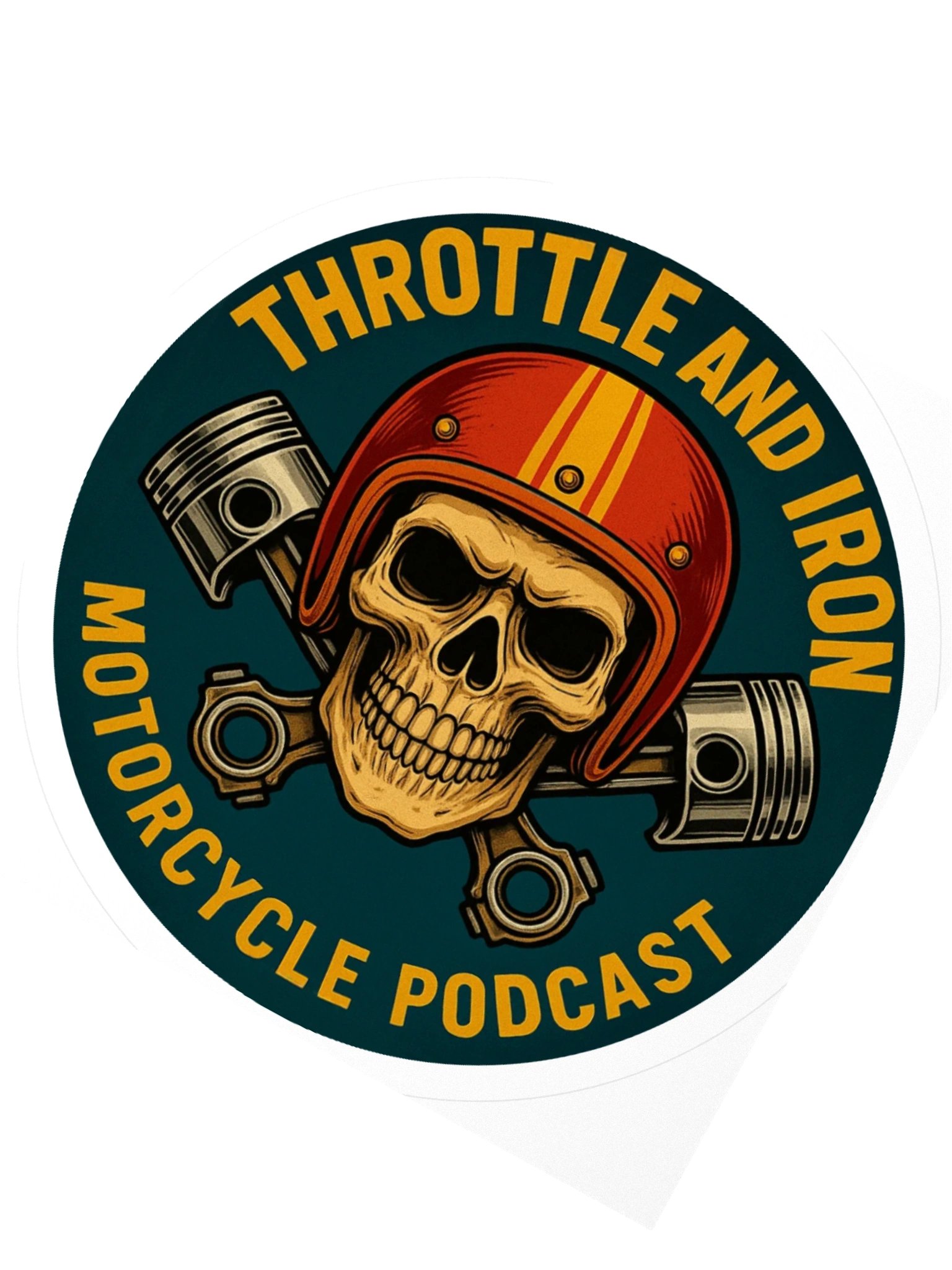Throttle and Iron Motorcycle Podcast Stickers product image (5)