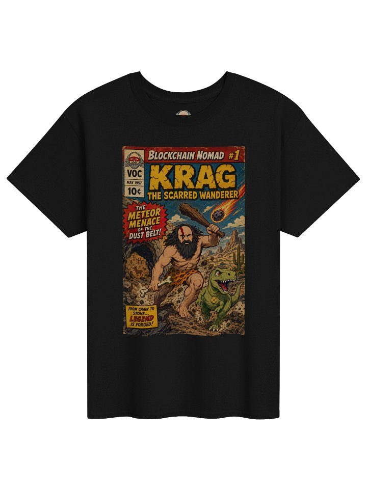 Krag, The Scarred Wanderer - Blockchain Nomad #1 - Vintage Comic Book Tee product image (1)