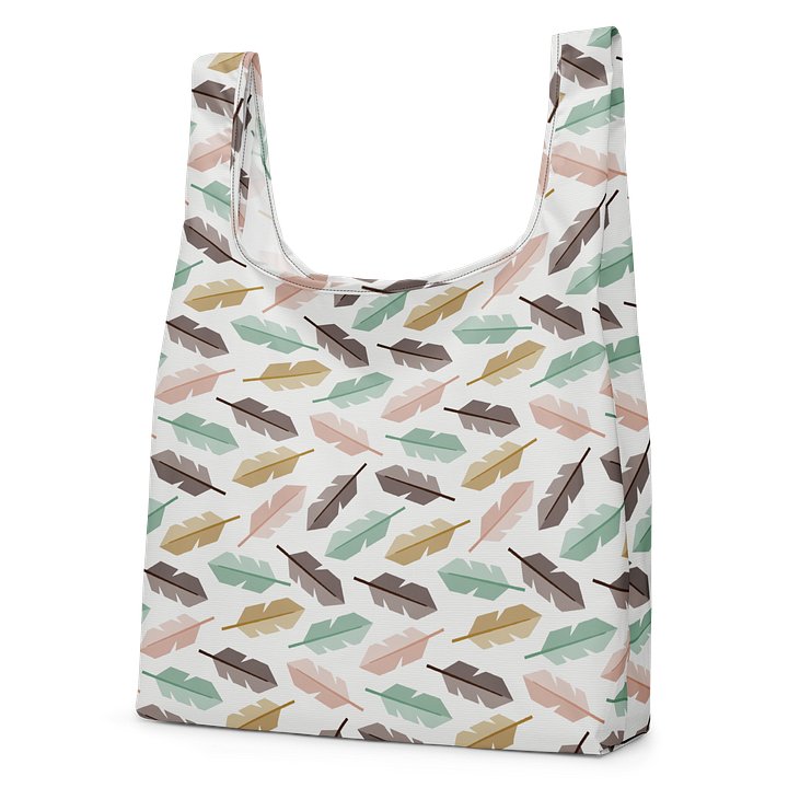 Mid-Century Modern Feathers Shopping Bag product image (2)