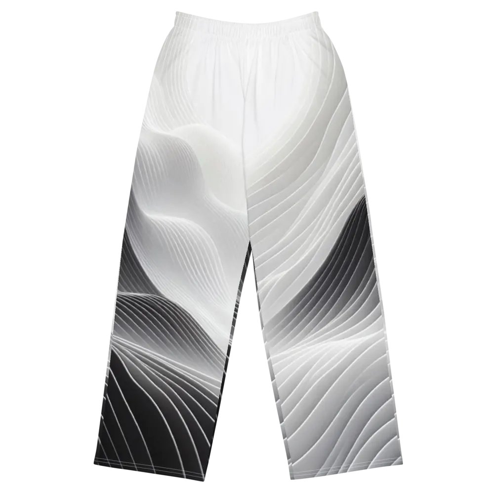 Men's Stream-White-3 Print Pants product image (1)