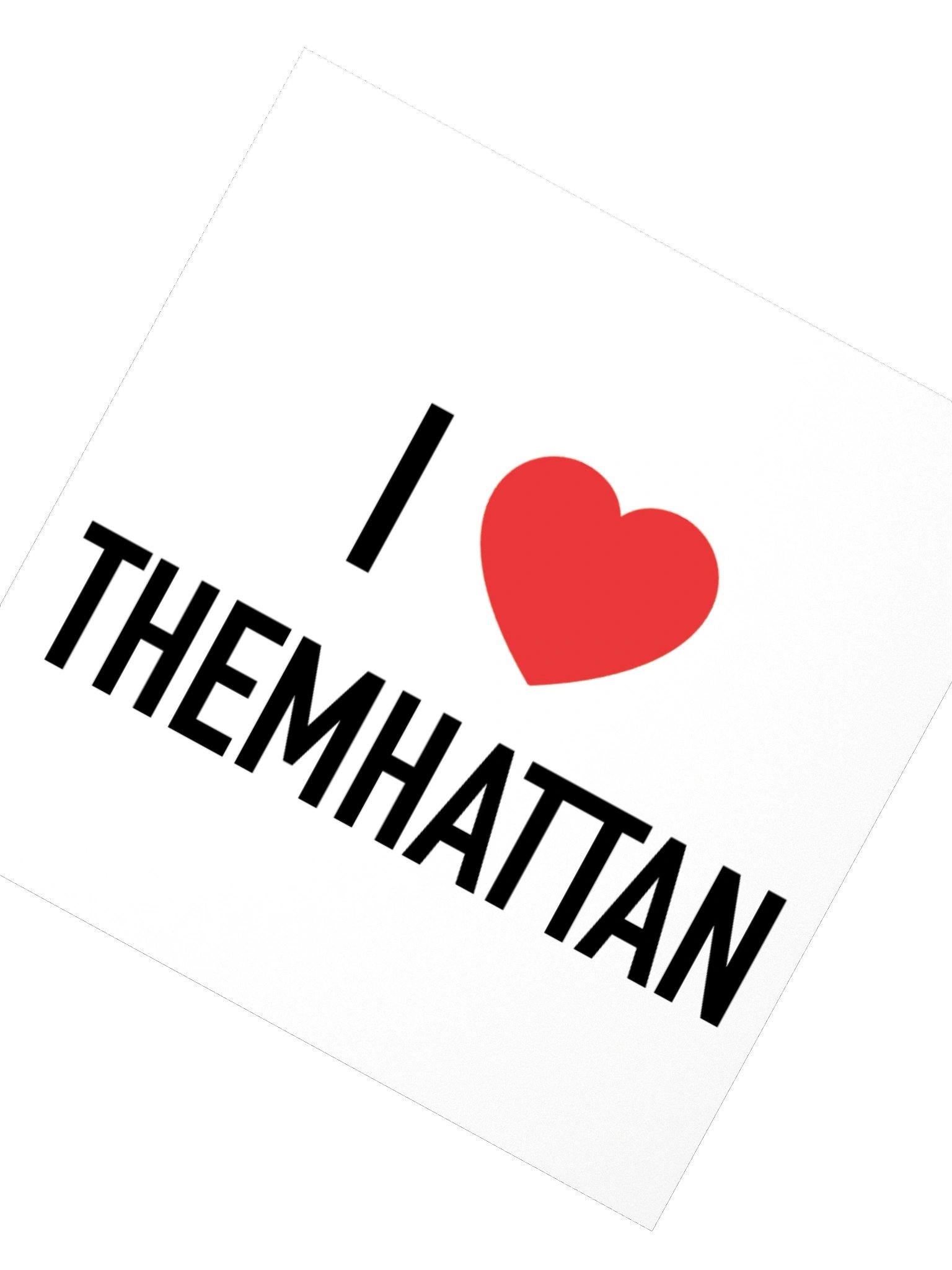 I ♥ THEMHATTAN Sticker (Square) product image (5)