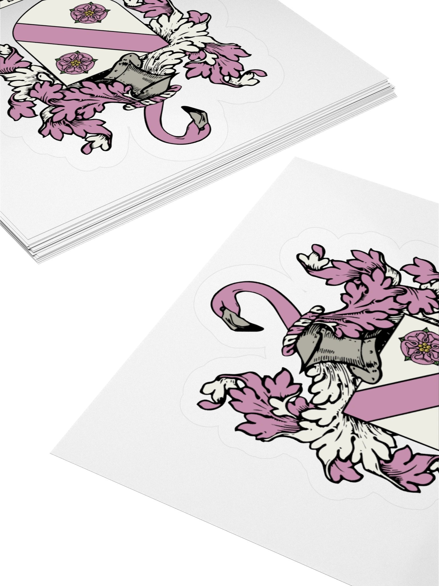 Born to Shine Flamingo Kiss Cut Sticker product image (12)