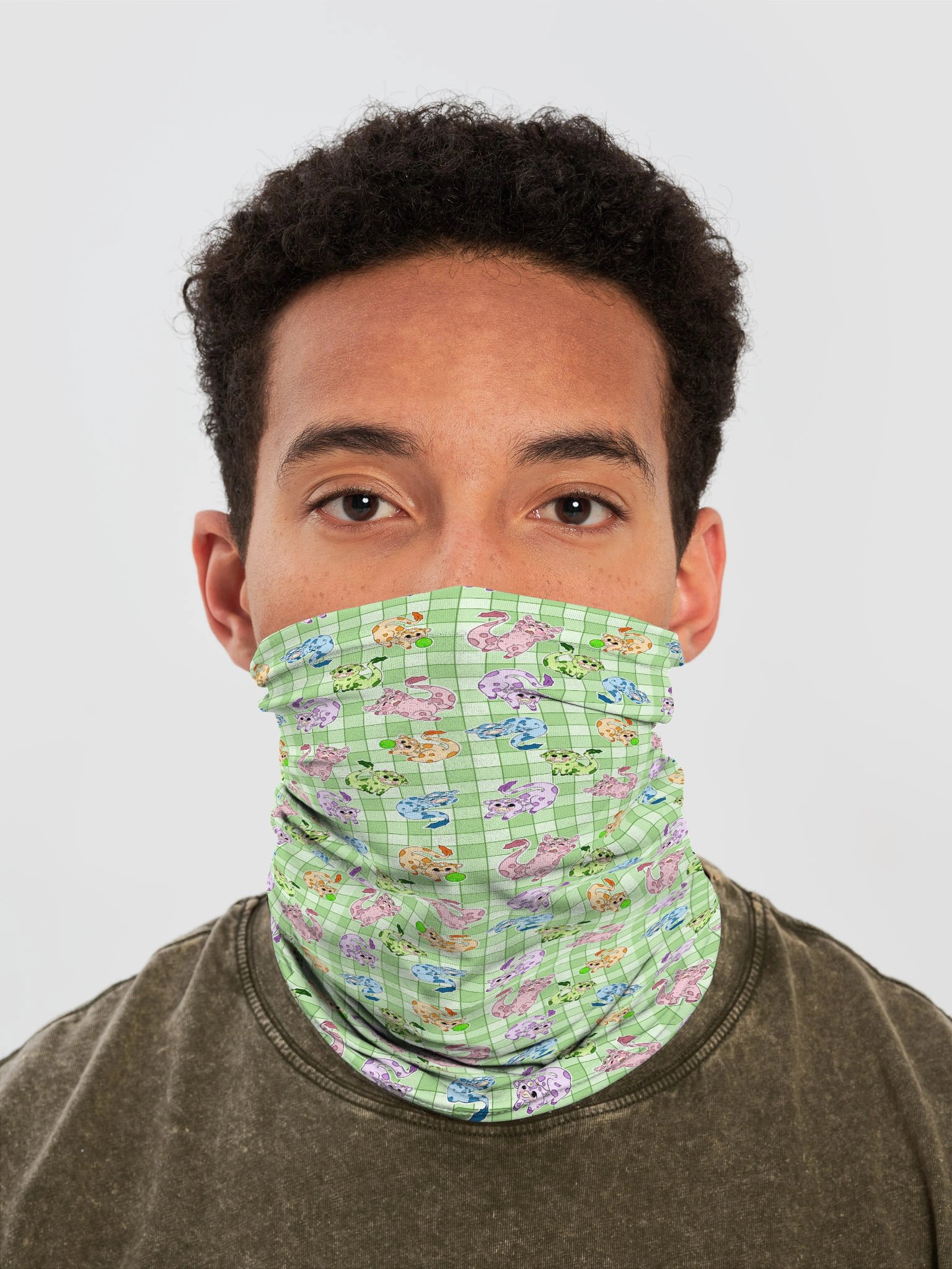 Green "Buds Everywhere!" Gaiter product image (1)