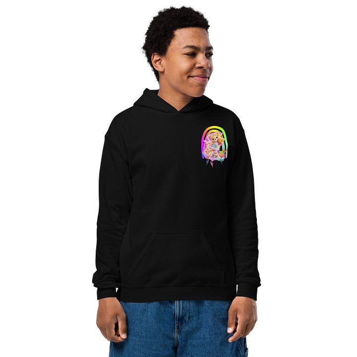 Fayzie’s Roller Skating Adventure Youth Hoodie – Bright & Bold Edition product image (1)
