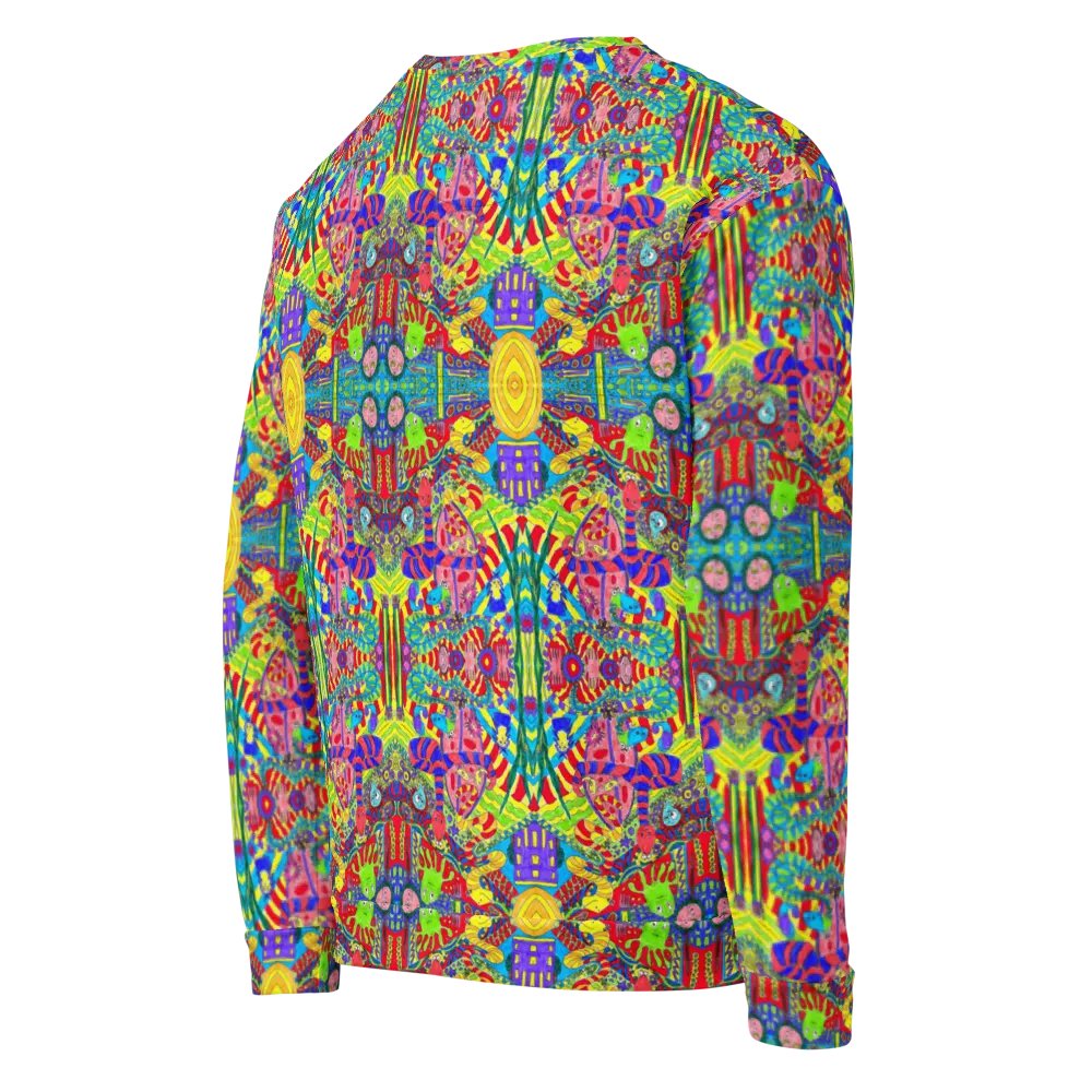 Abstract Doodle Creatures Unisex All Over Print Sweatshirt product image (12)