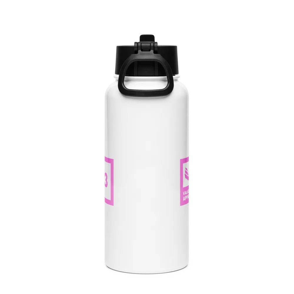 Kittykat23 Water Bottle with Straw Lid - Pink product image (2)